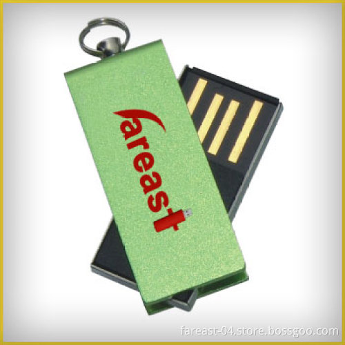 Keyring Metal USB Flash Drive Mini Swivel USB